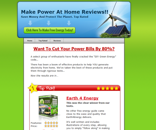 Renewable Energy New Wordpress Niche Review Themes